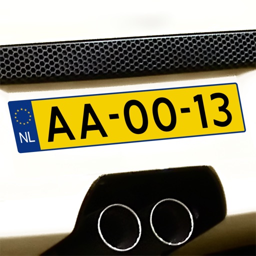 Nummerbord app icoon